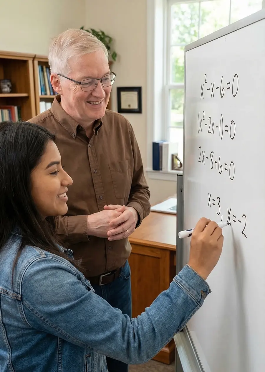 Private ISEE test prep tutoring session in San Diego